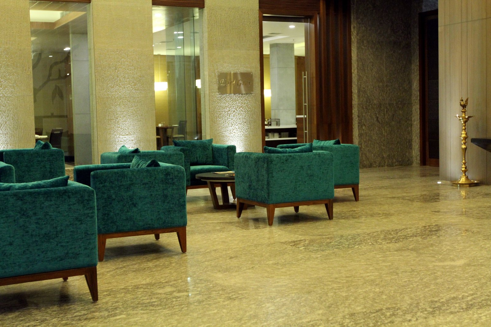 Lobby interior at Hotel Grey Suit